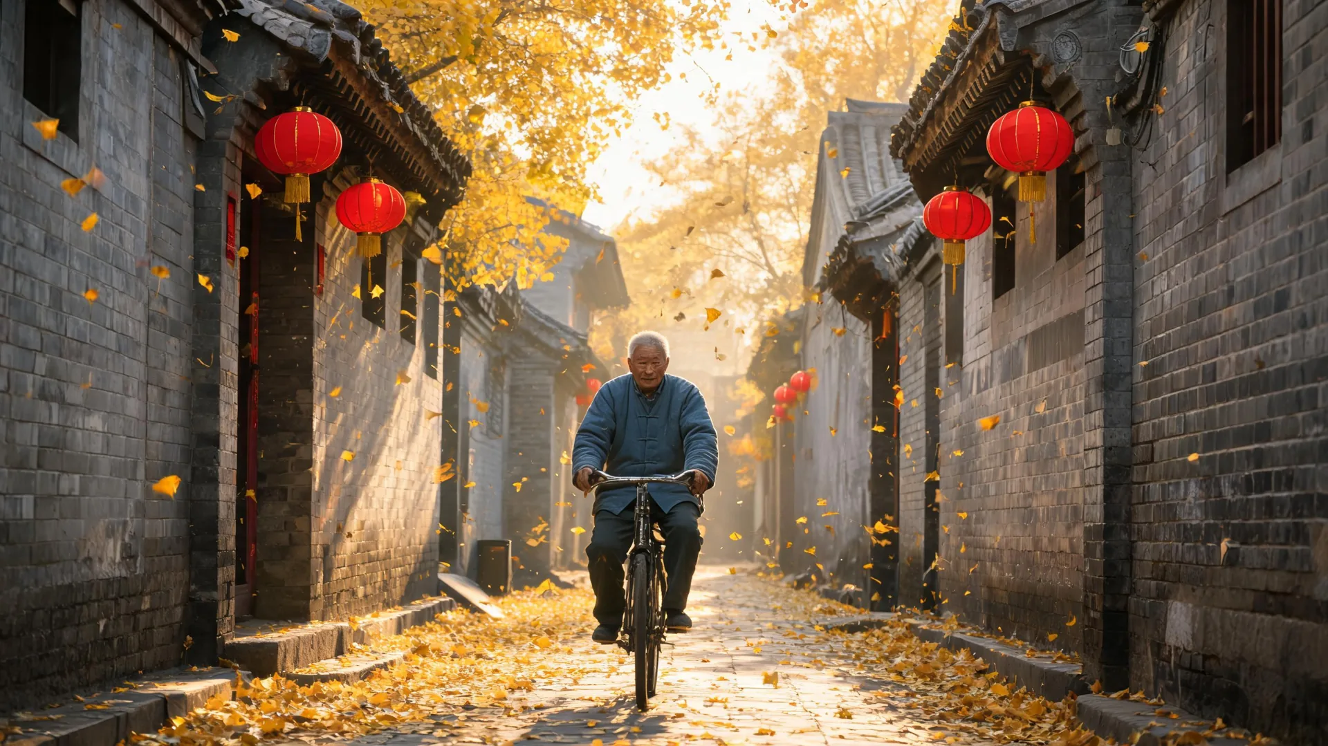 胡同秋景