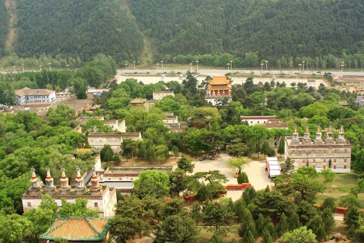 Potaraka Temple with its distinctive Tibetan-style architecture