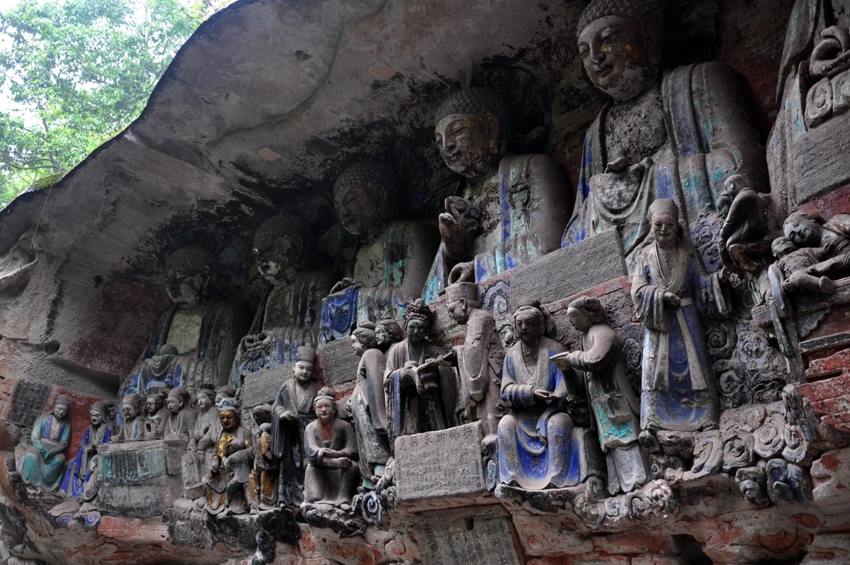 Dazu Rock Carvings: The Symphony of Three Faiths Carved in Stone 🪷🪨☯️