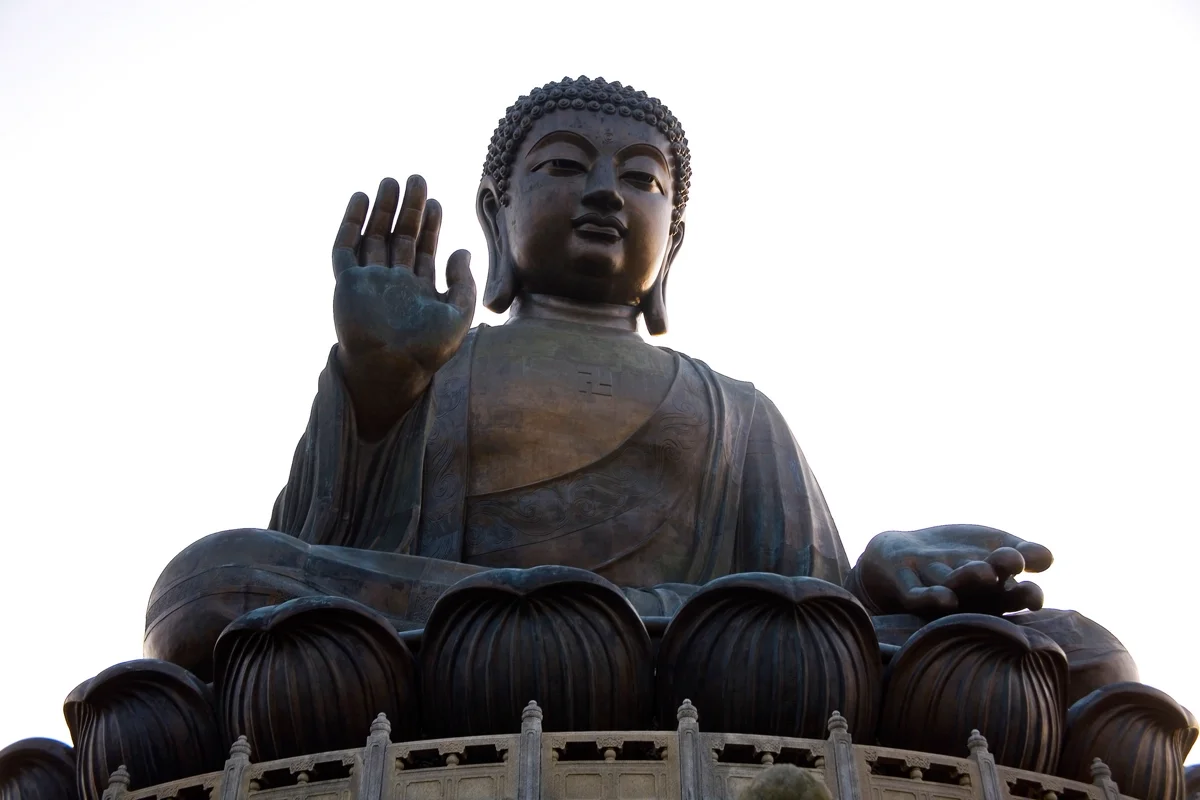 Big Buddha statue at Po Lin Monastery