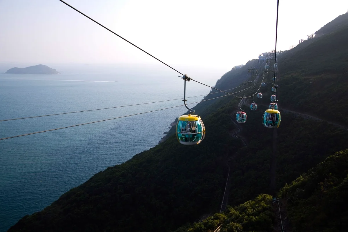 "Ocean Park with marine exhibits and coastal views"