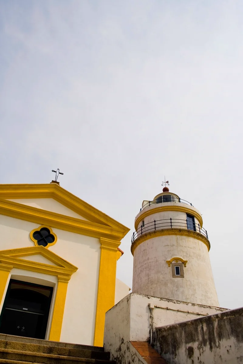 Guia Lighthouse on the hill