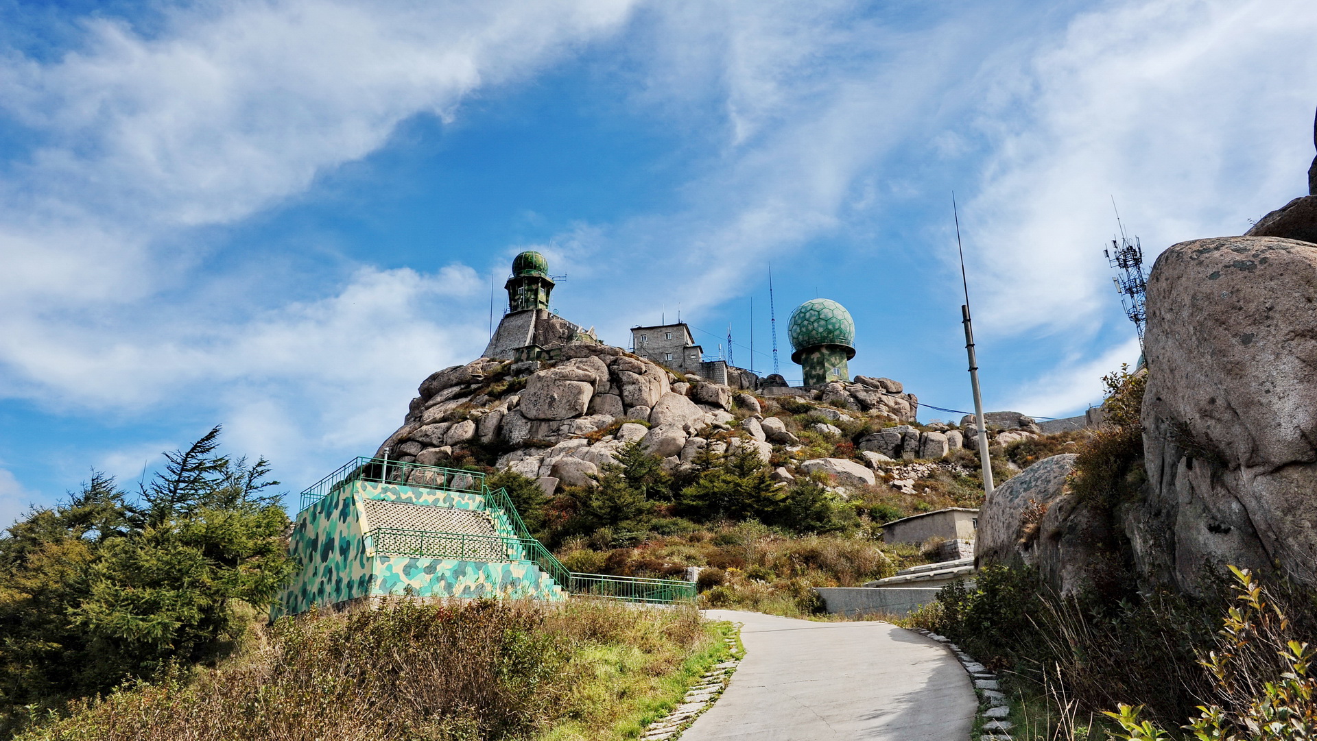 Laoshan Mountain sea view from the peak