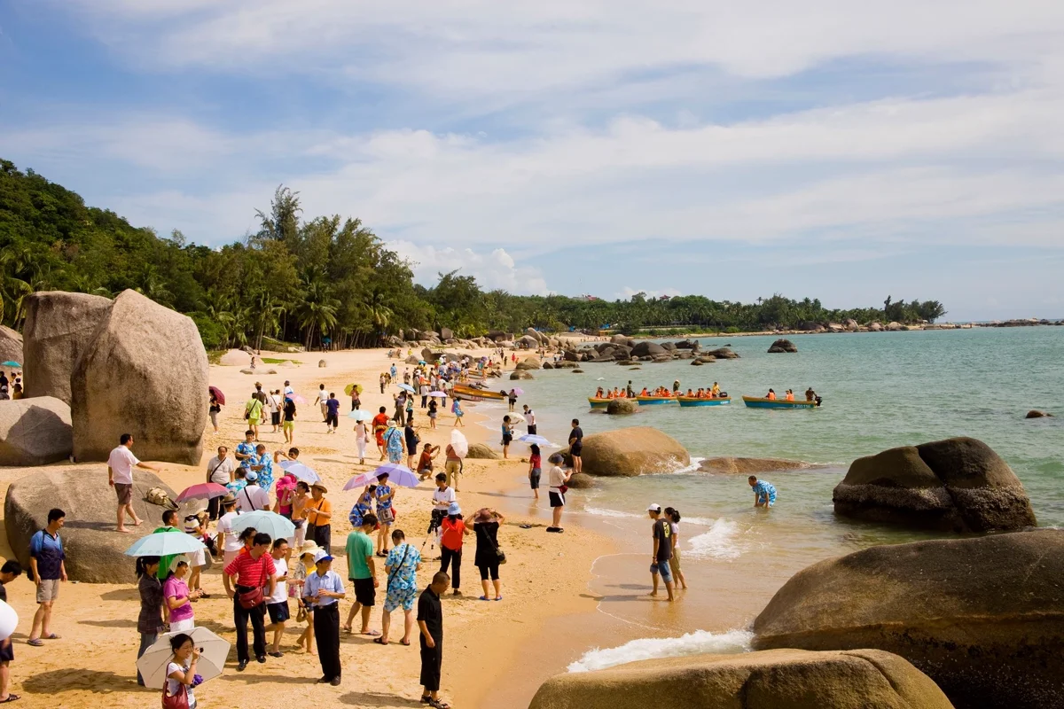 Tianya Haijiao's dramatic rocky coastline